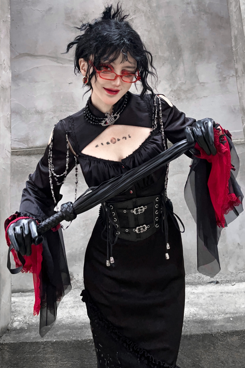 Dark Flower Gothic Lolita Set