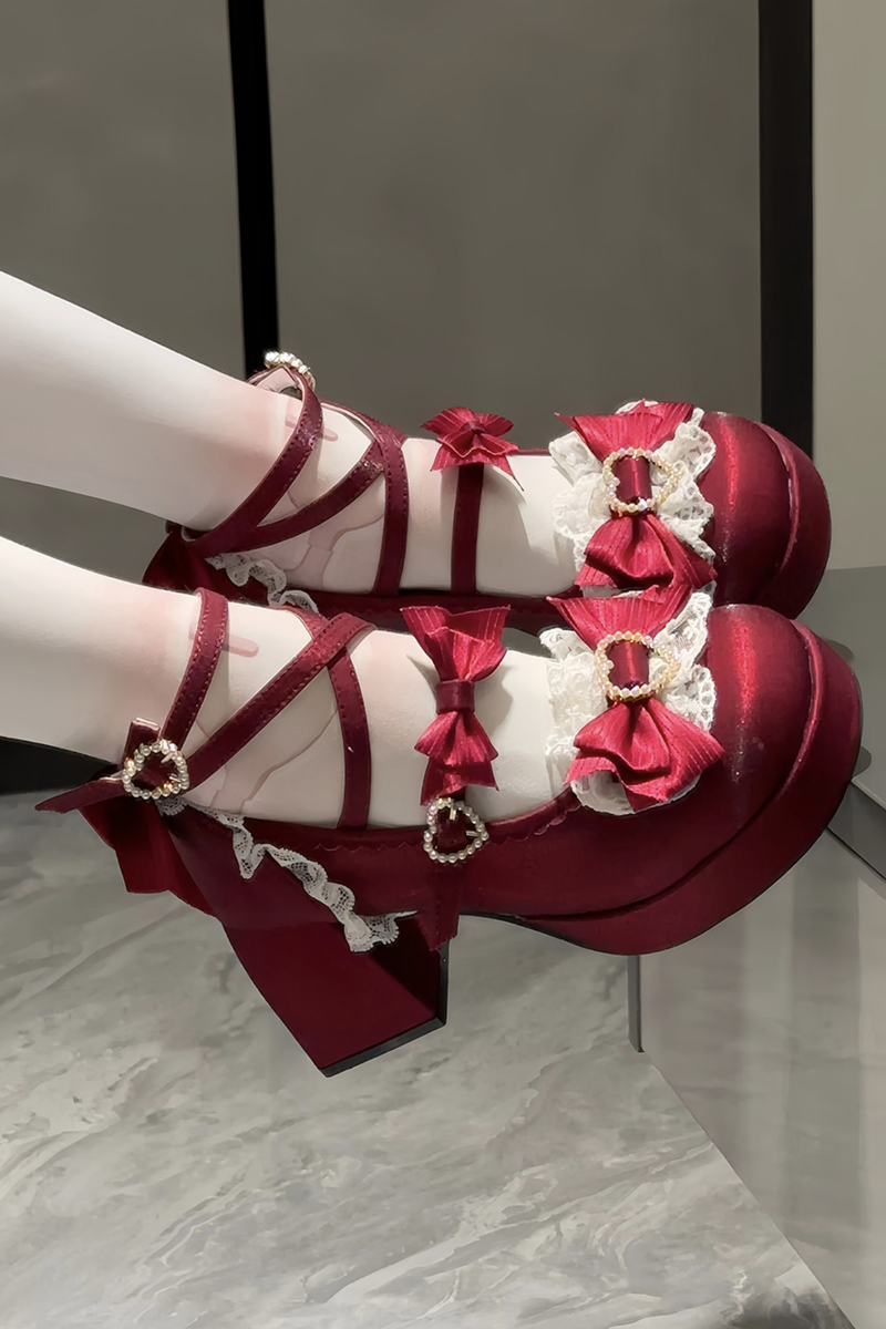 Ribbon Lolita Heels
