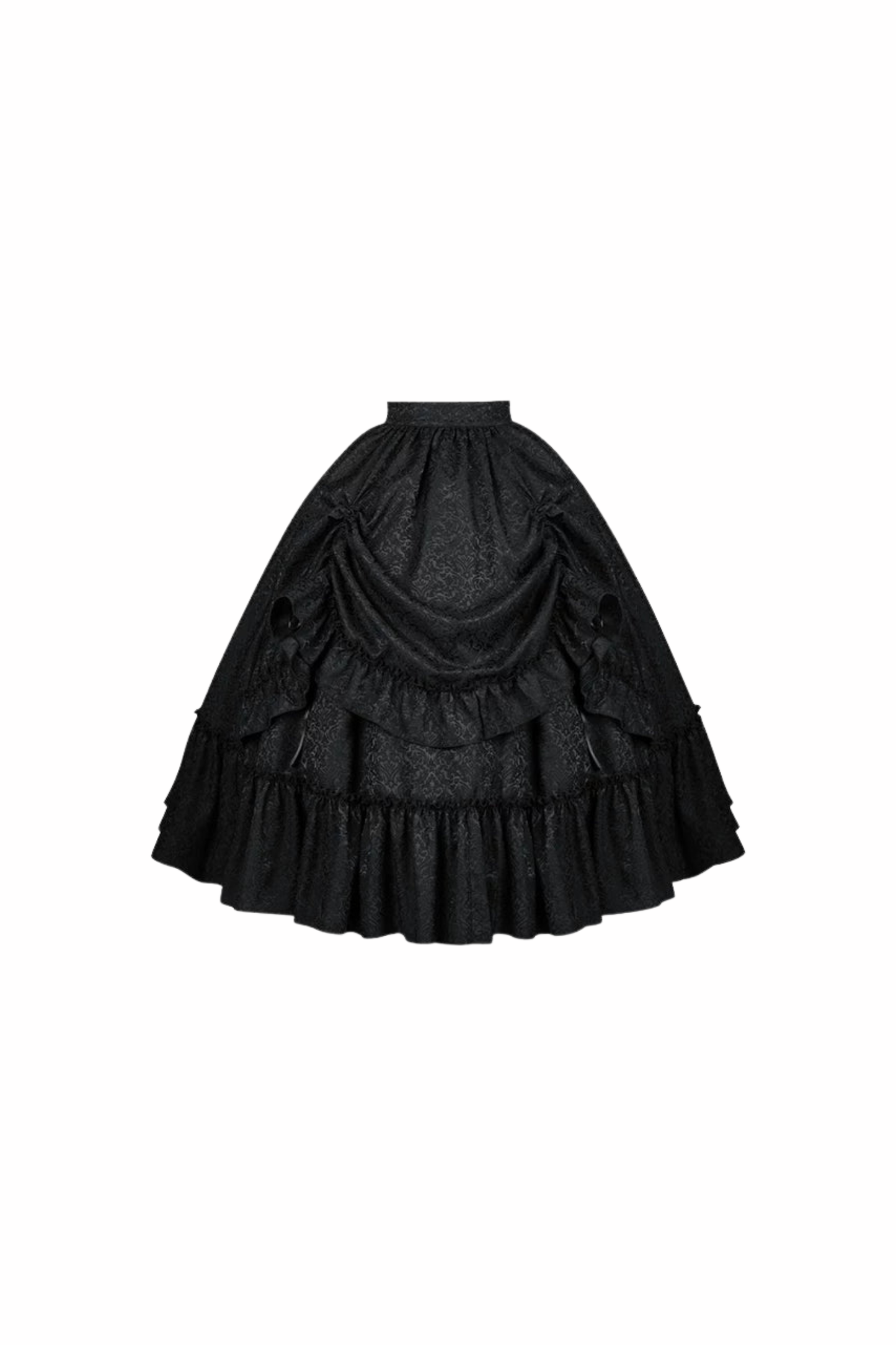 Gothic Corset Top + Short Coat + Hose + Curtain + Skirt + Flower + Bonnet