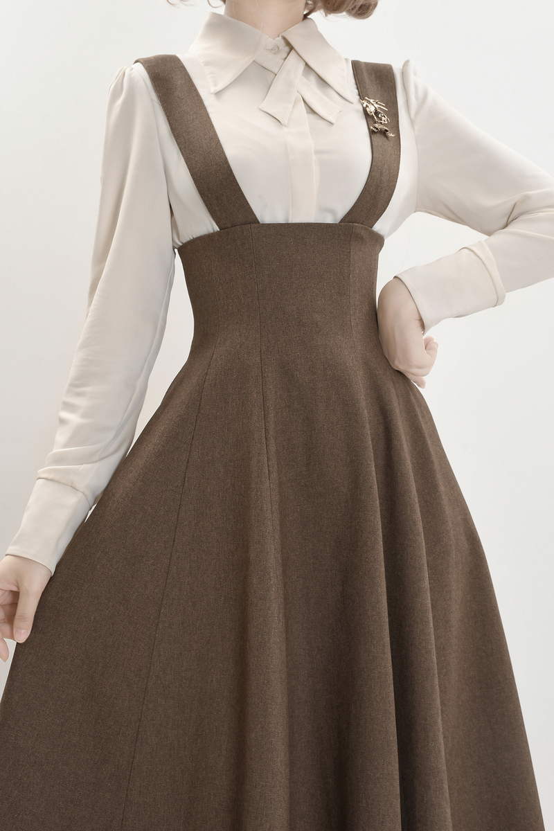 Umbrella Style Trailing Vest + Long Skirt + Short Skirt