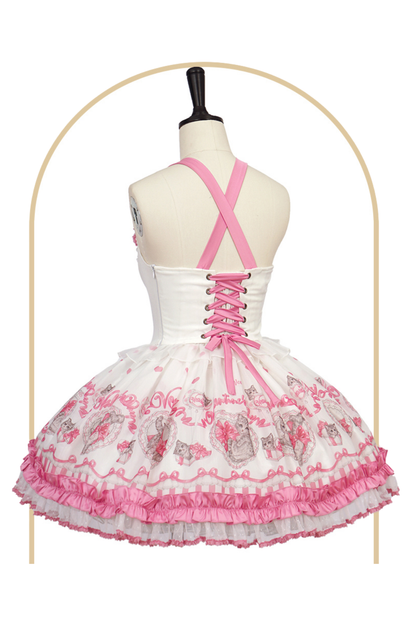 Sweet Girly Cat Jsk + Dress