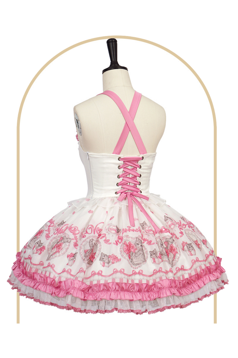 Sweet Girly Cat Jsk + Dress