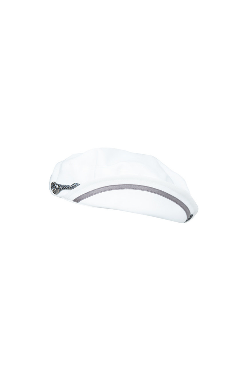 Sailor Collar Pleated College Dress + Ribbon + Hat