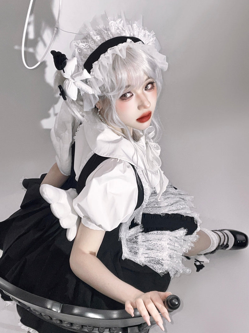 Little Angel Dark Gothic Lace Dress