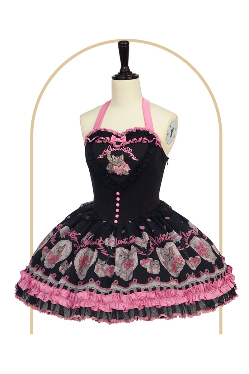 Sweet Girly Cat Jsk + Dress