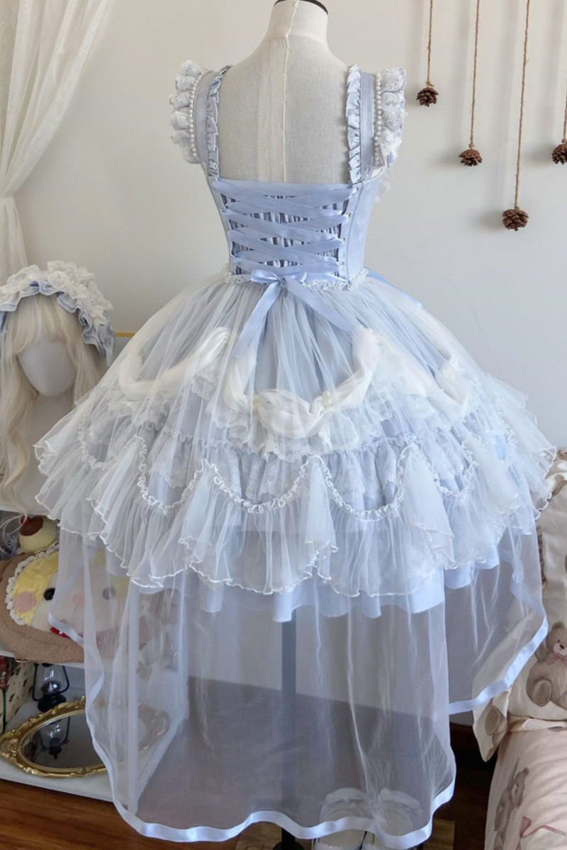 Sweet Ruffle Tiered Lolita Dress