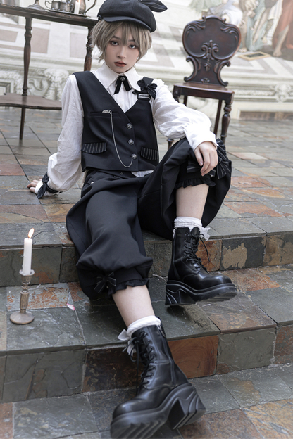 Cool Vest + Shirt + Balloon Pants