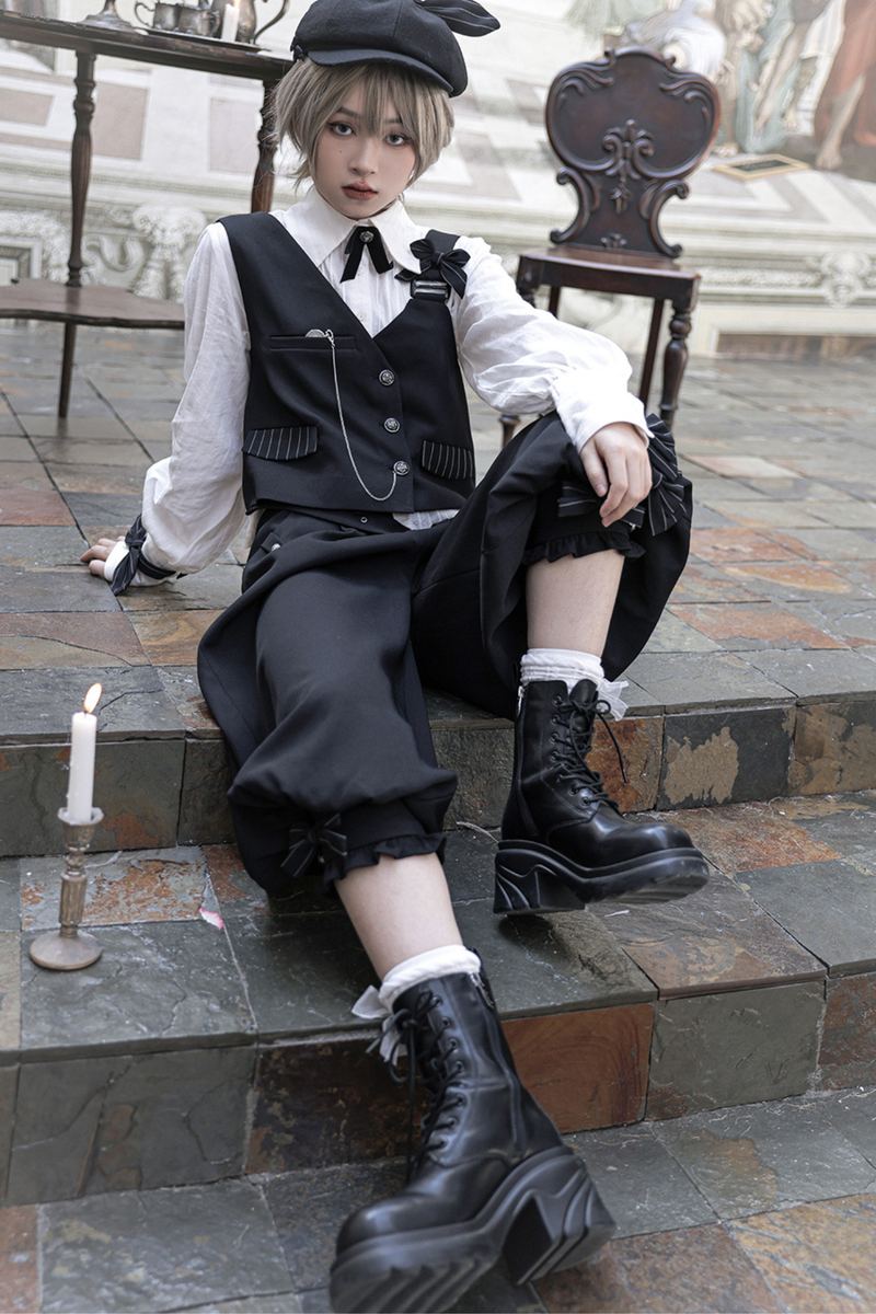 Cool Vest + Shirt + Balloon Pants