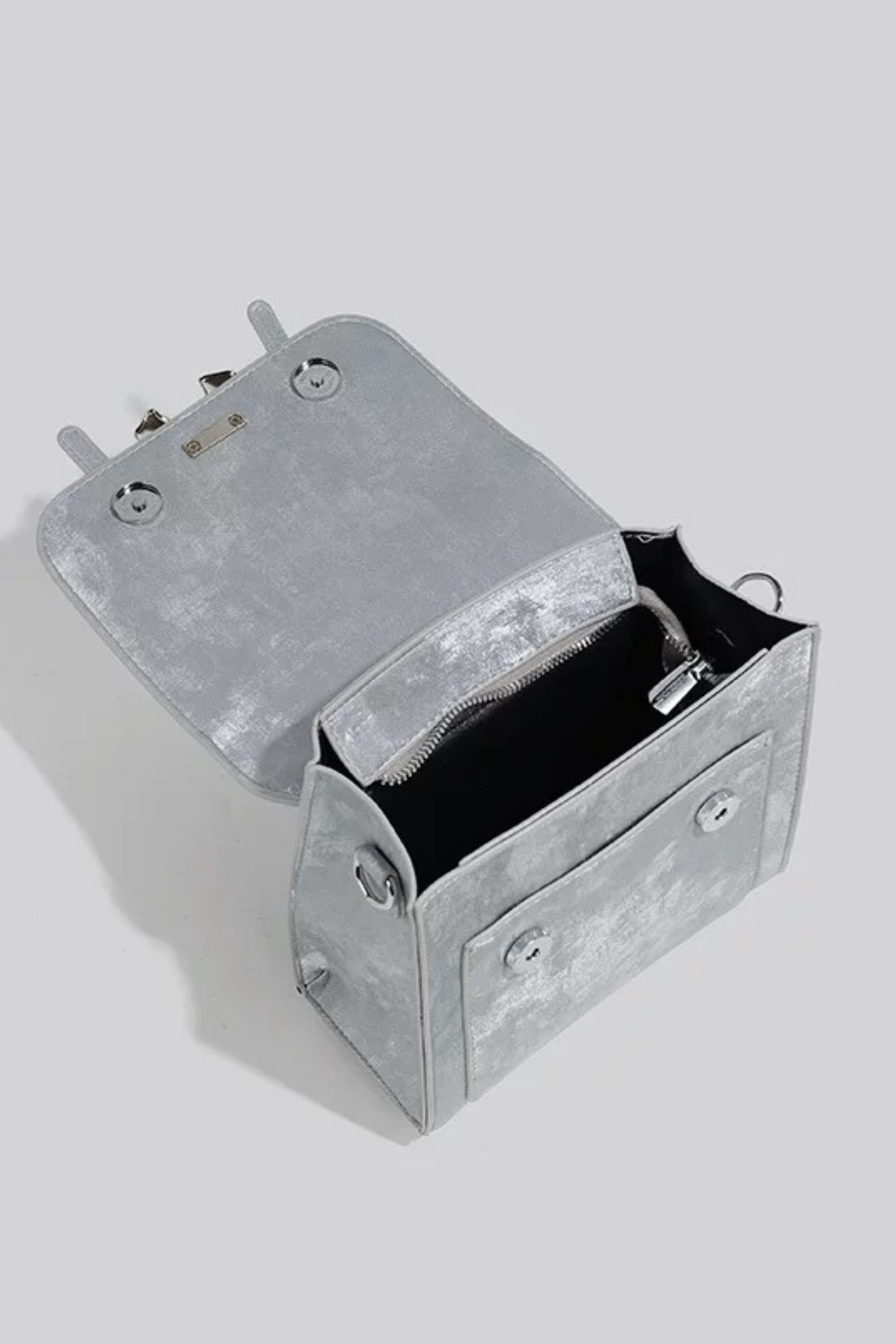 Silver Ribbon Y2k Bag