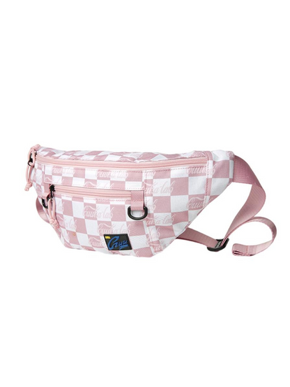 Block Plaid Crossbody Bag