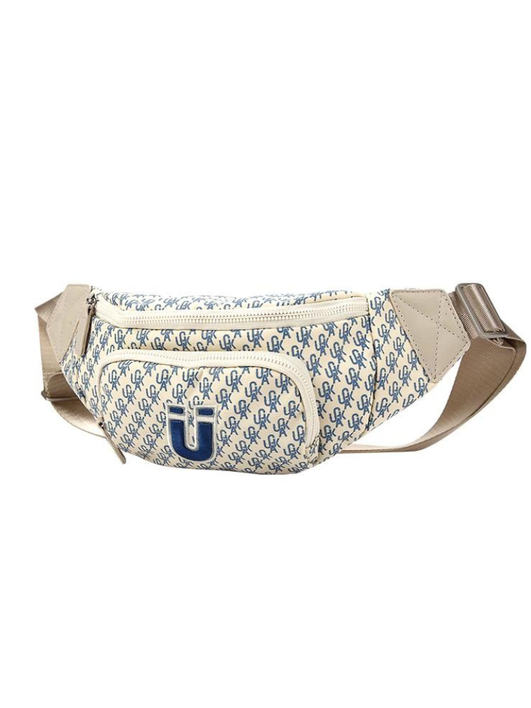 Block Plaid Crossbody Bag