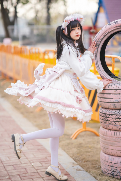 Sweet Girly Cat Lolita Set