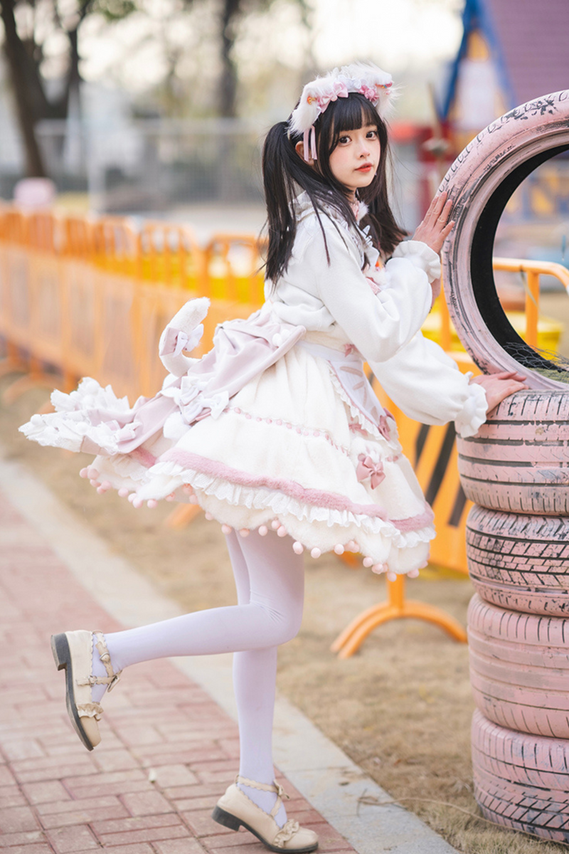 Sweet Girly Cat Lolita Set