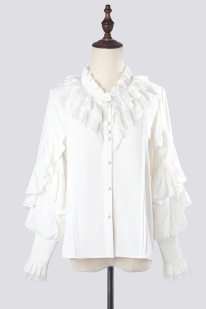[pre-order Deadline: March 16] Classical Lolita Shirt + Asymmetrical Skirt + Fishtail Skirt + Shorts
