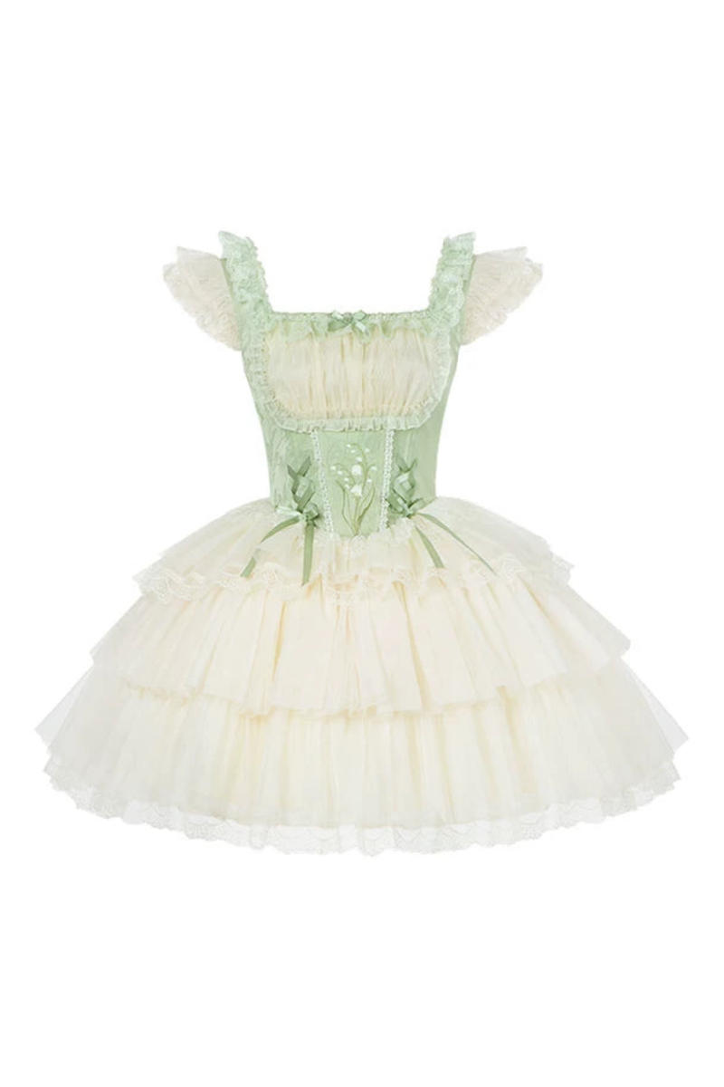 Flying Jupiter Lolita Jumper Skirt + Cardigan + Hat