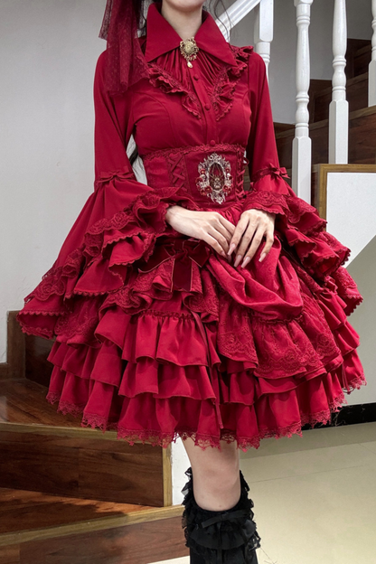 Moon River Gothic Skirt + Cape + Top + Bow