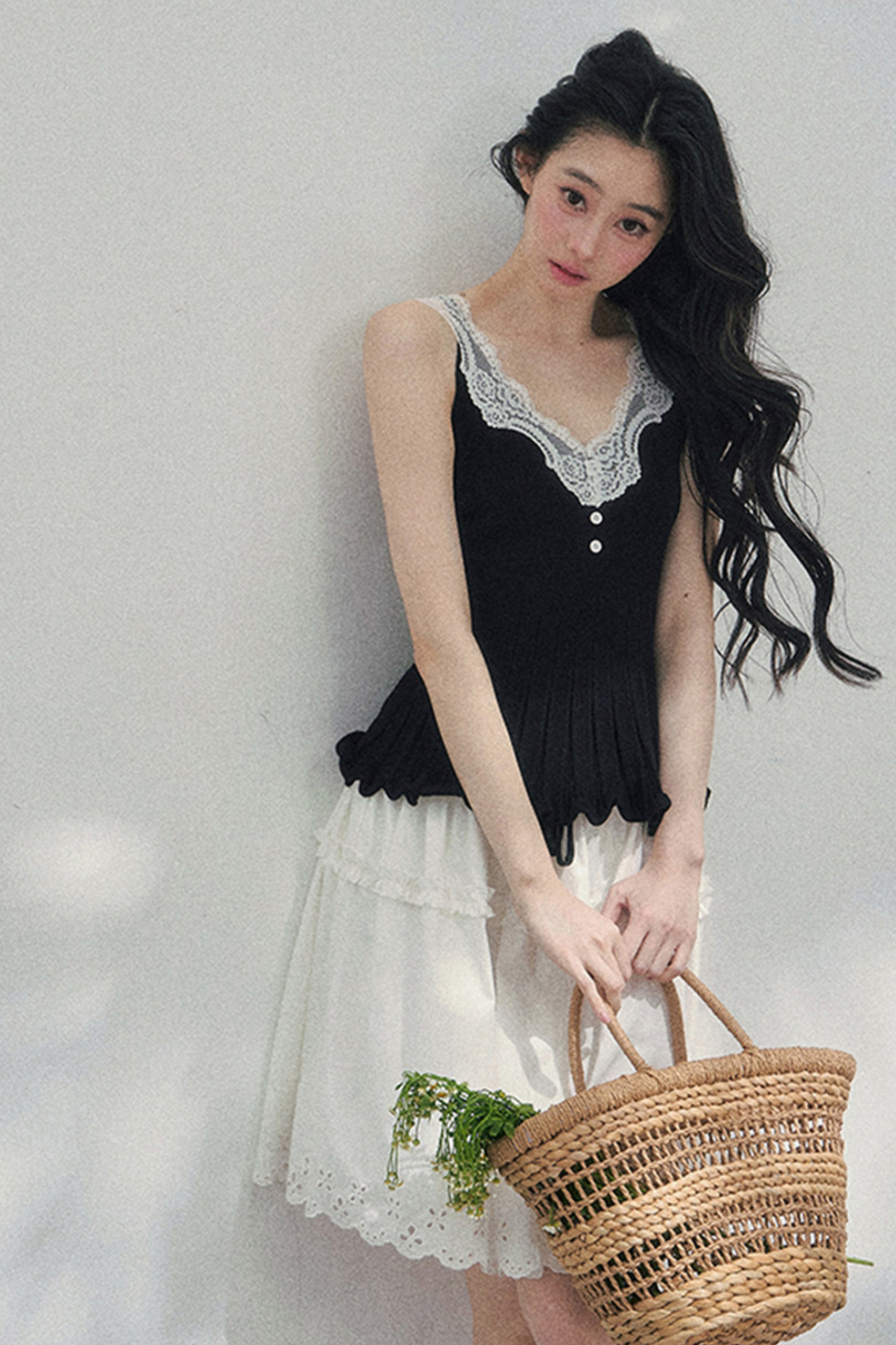French Lace Jacket + Camisole