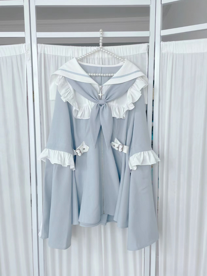 [angel Style] Aqua Medical Dress + Shorts Set