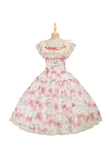 Eternal Garden Lolita Dress + Off Shoulder Dress + Jumper Skirt + Shirt