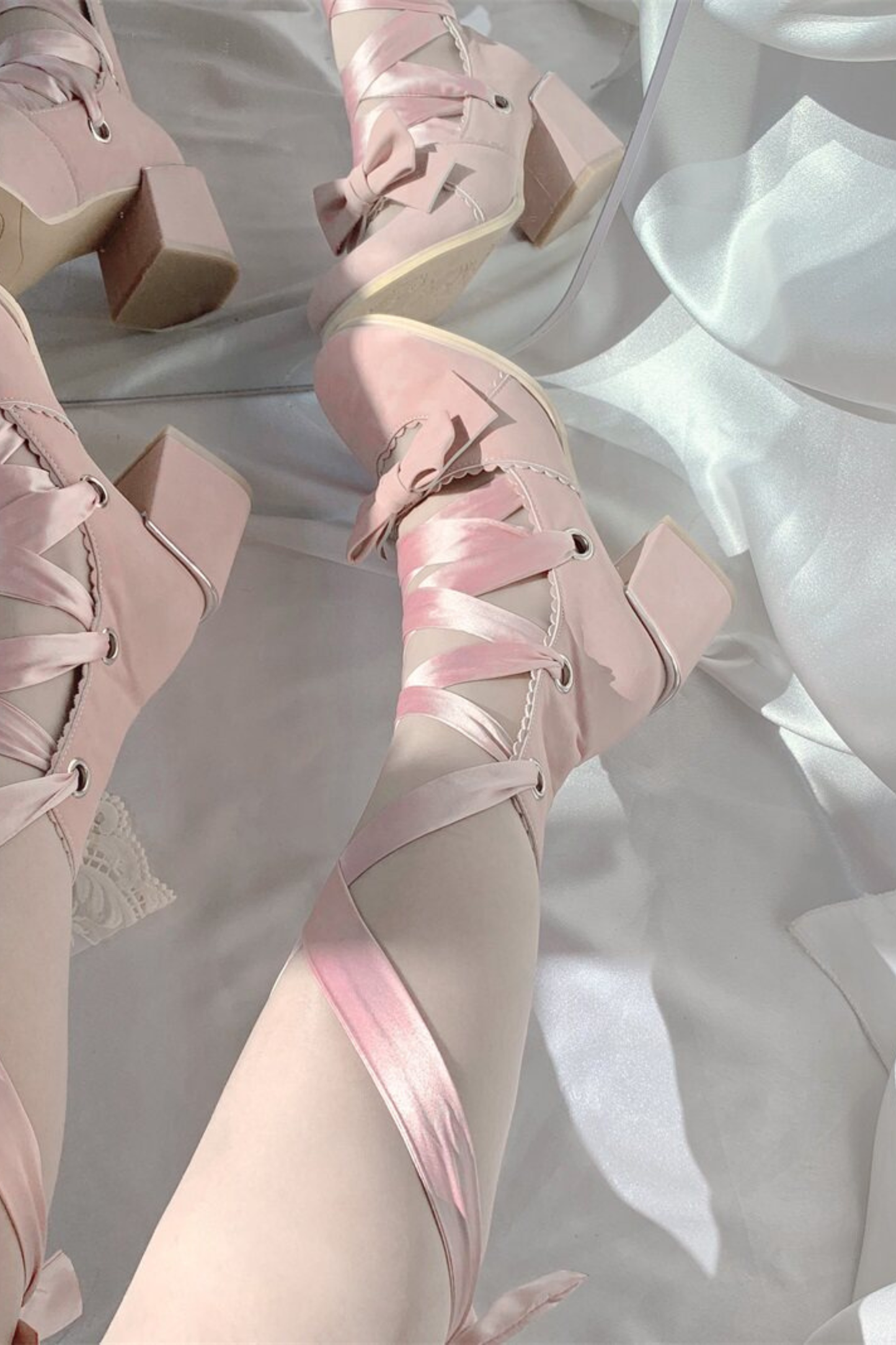 Lace-up Retro Lolita Shoes