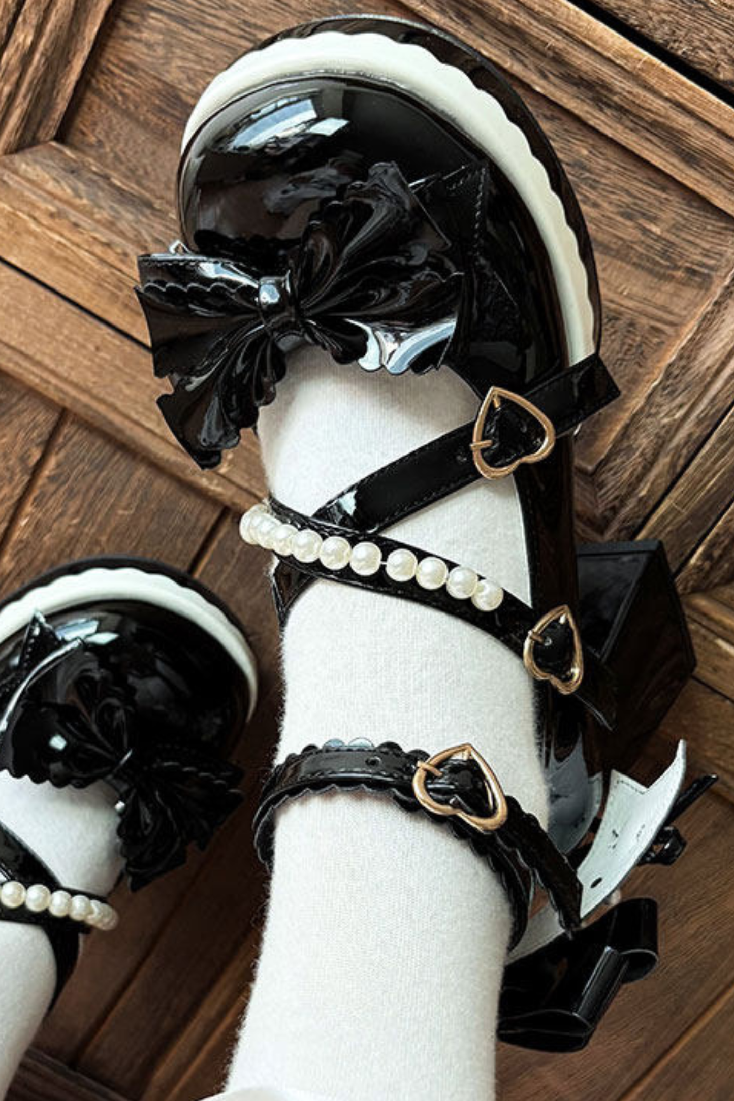 Sweet Ribbon Lolita Heels