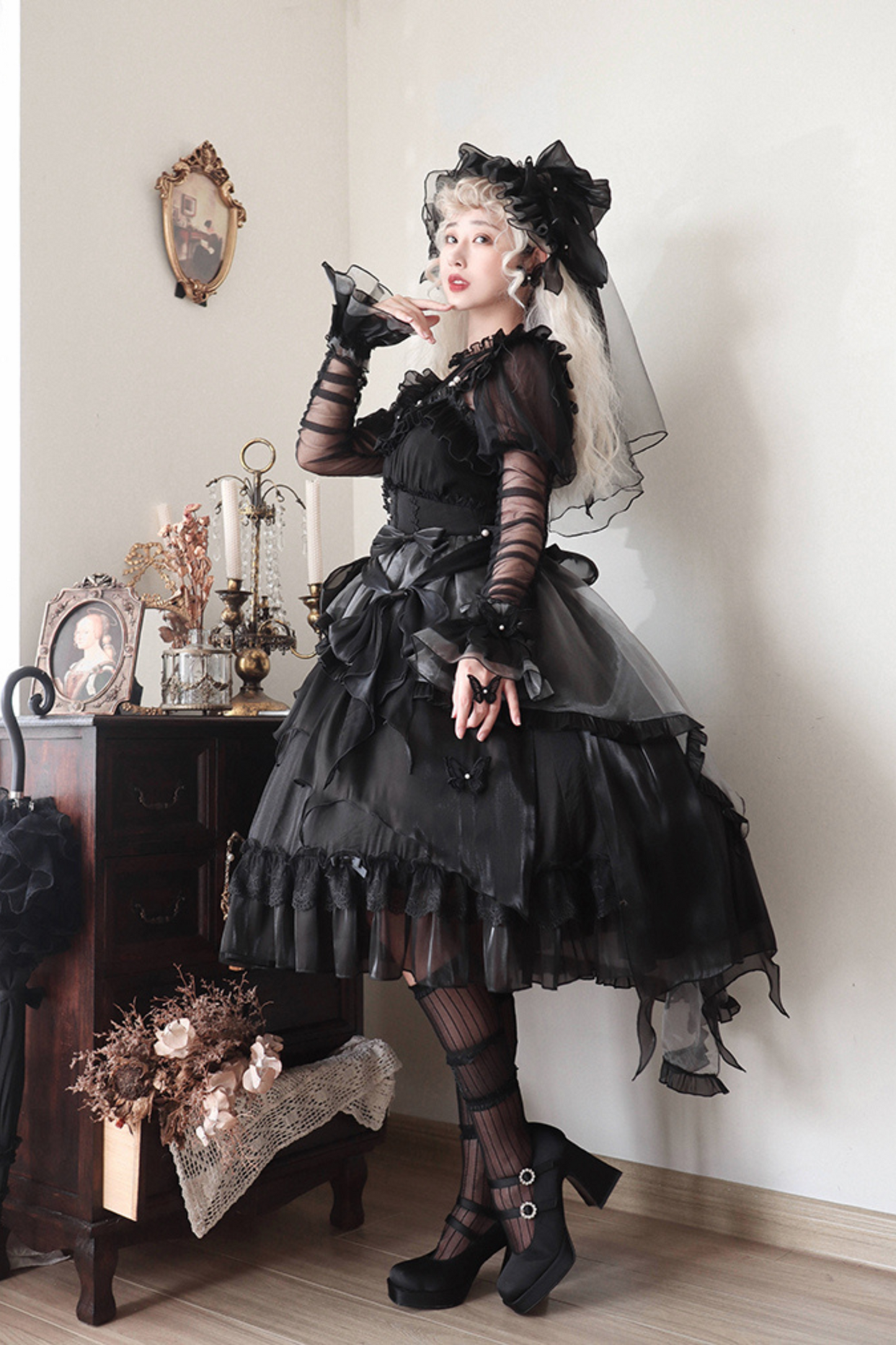 Flying Sleeves Big Lolita Dress