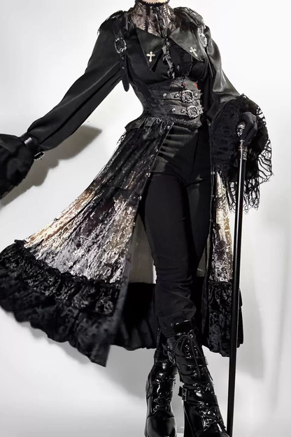 Gothic Lolita Dark Jumper Skirt + Shirt