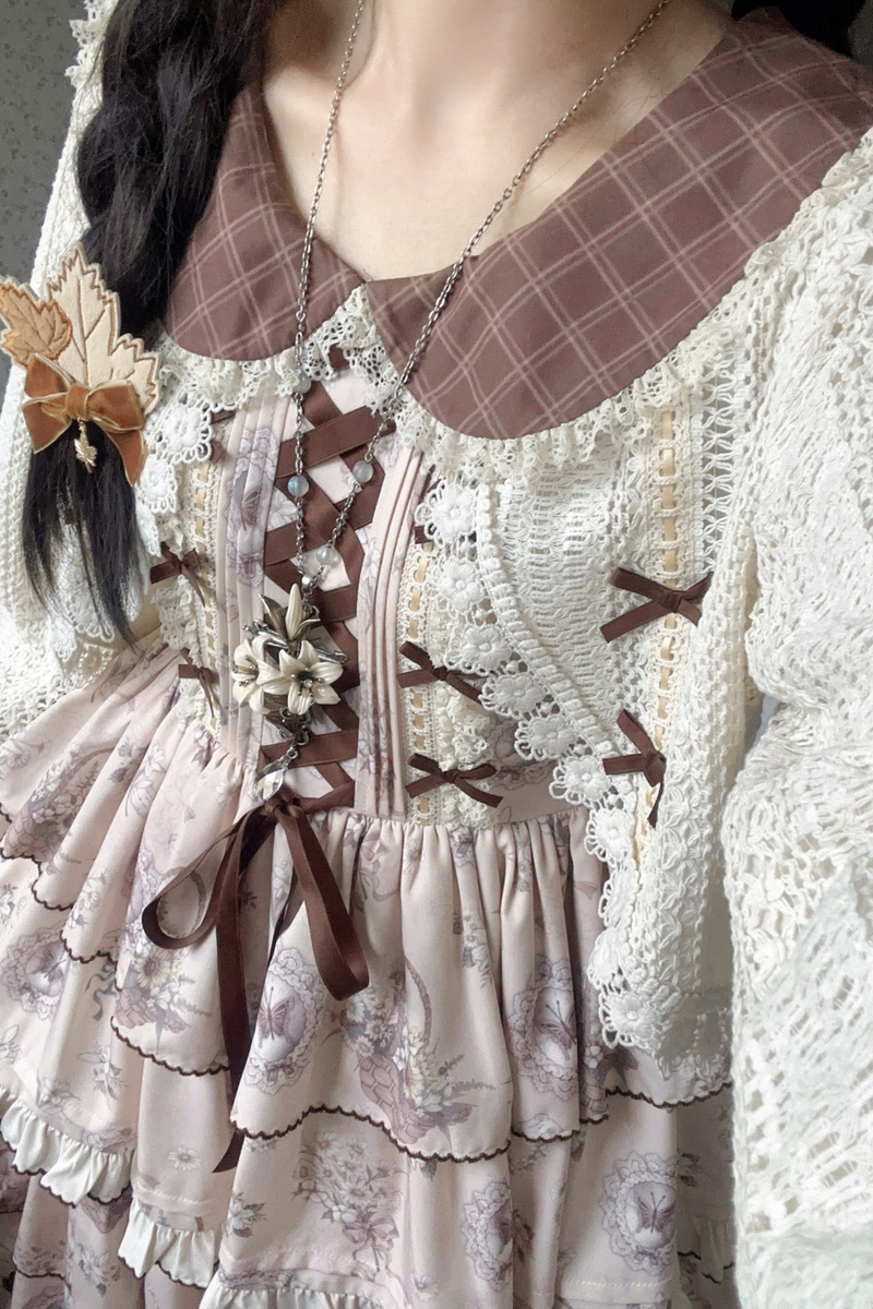Bunning Time Lolita Dress + Doll Cardigan