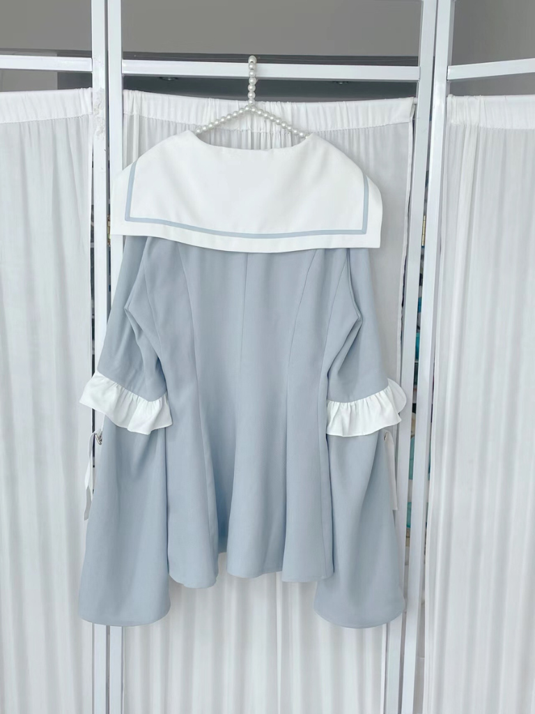[angel Style] Aqua Medical Dress + Shorts Set
