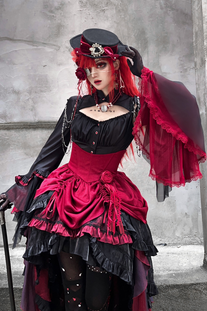 Dark Flower Gothic Lolita Set
