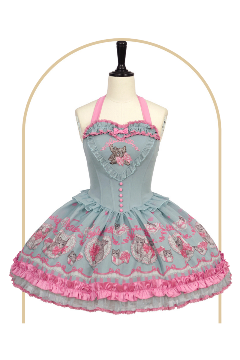 Sweet Girly Cat Jsk + Dress