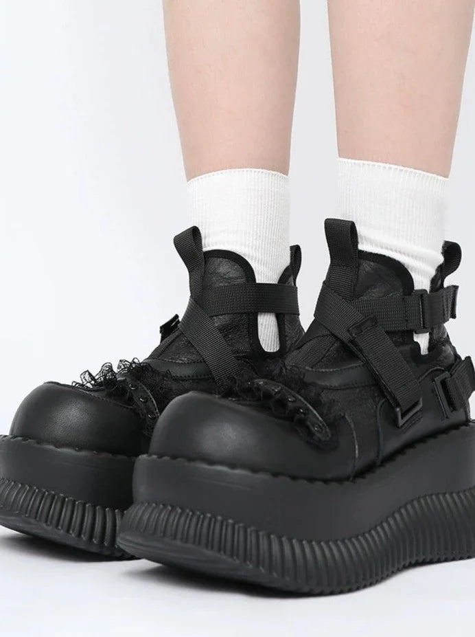Pump Cross High-top Volume Shoes