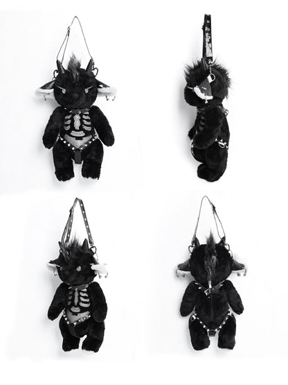 Satan Hell Lamb Punk Rock Shoulder Dark Hand Crossbody Doll Bag