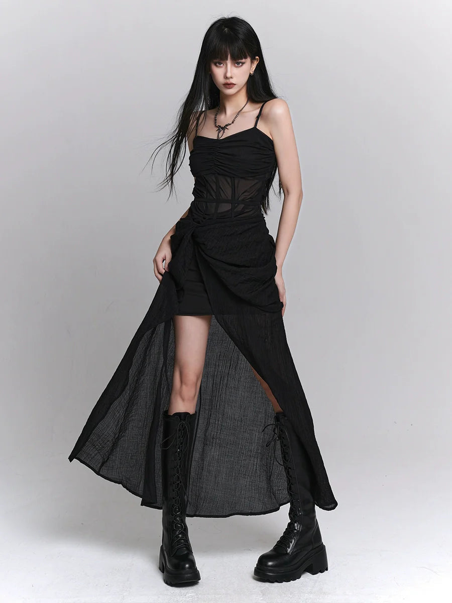 Ghost Girl Summer Party Little Black Dress