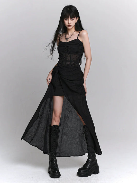 Ghost Girl Summer Party Little Black Dress