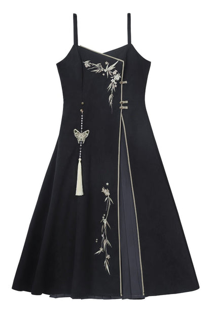 Butterfly Ember Hanfu Dress Set