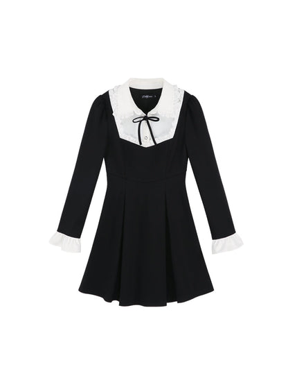 Black Hepburn Style Dress