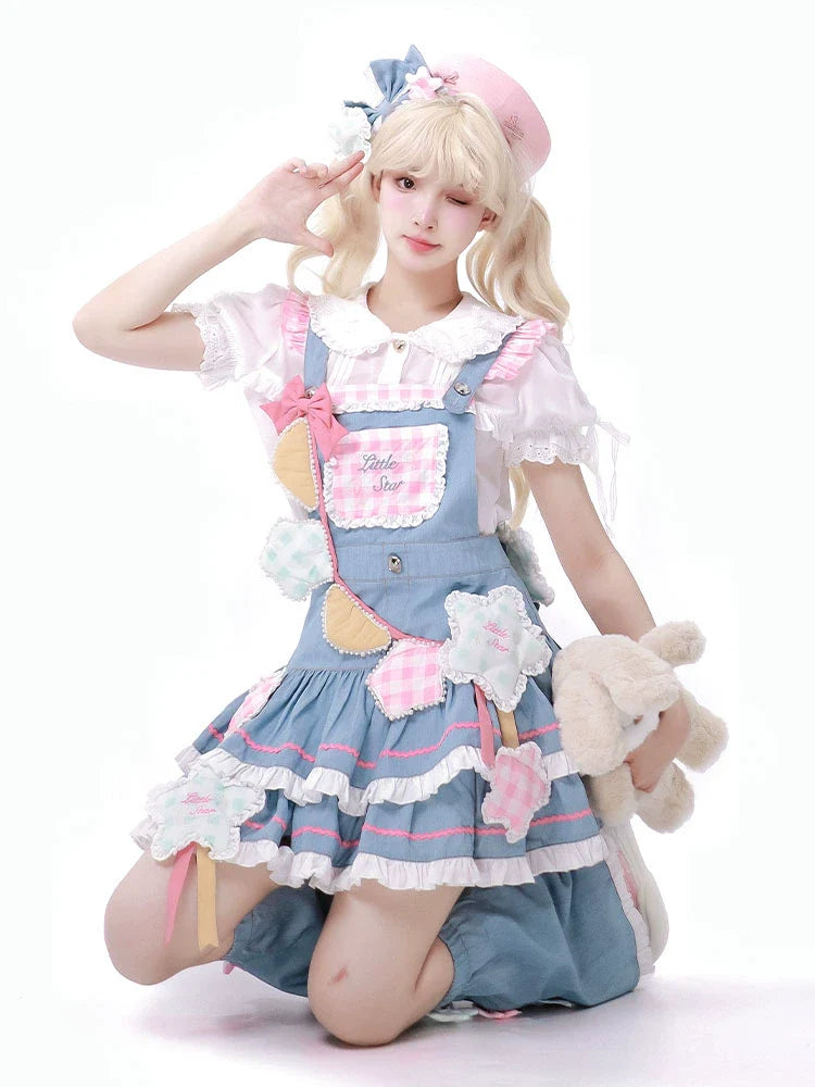 Garden Party Gemini Suspender Dress