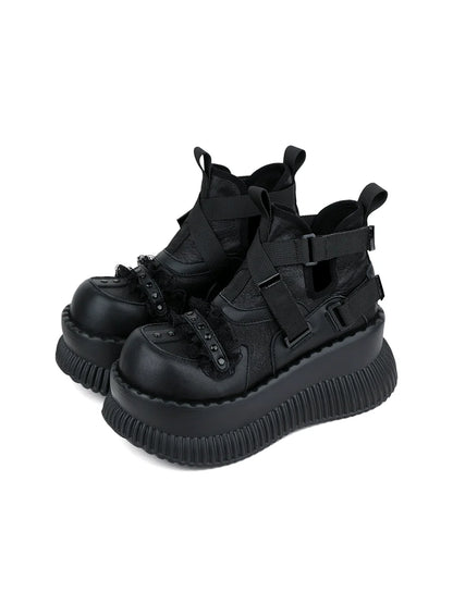 Pump Cross High-top Volume Shoes
