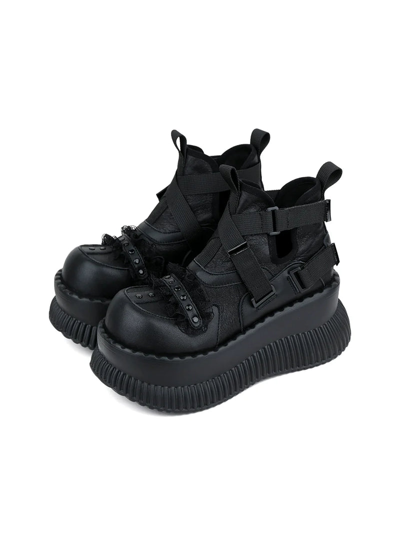 Pump Cross High-top Volume Shoes