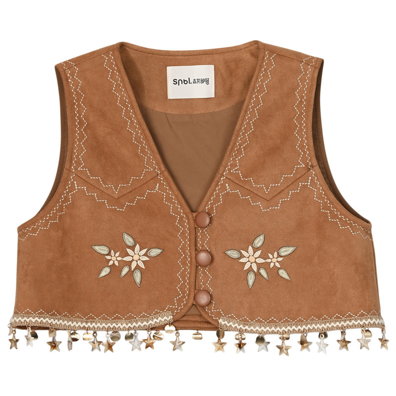 Resort Tassel Vest Dress Set