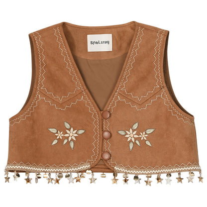 Resort Tassel Vest Dress Set