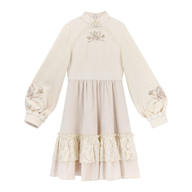 [pre-order] Autumn and Winter Vest Dress Set