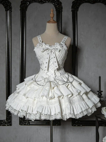 Contract Cross Gothic Short Sweet Dress
