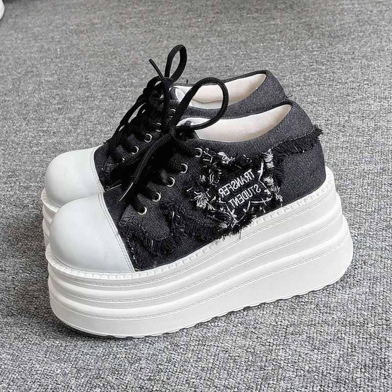 Rockstar Denim Platform Shoes
