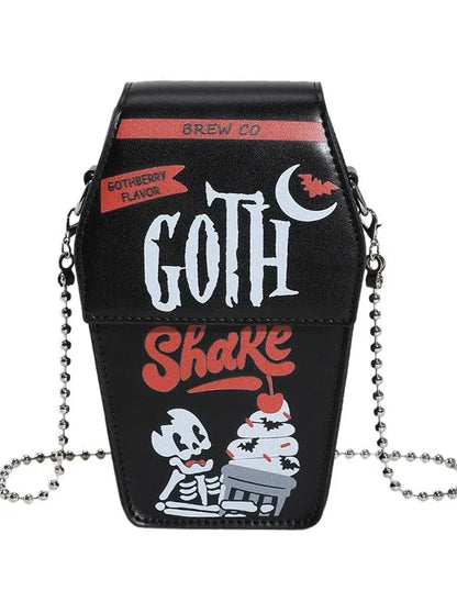 Cross Dark Studded Bag