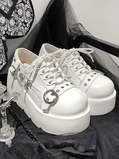 Lolita Punk Studded Platform Shoes