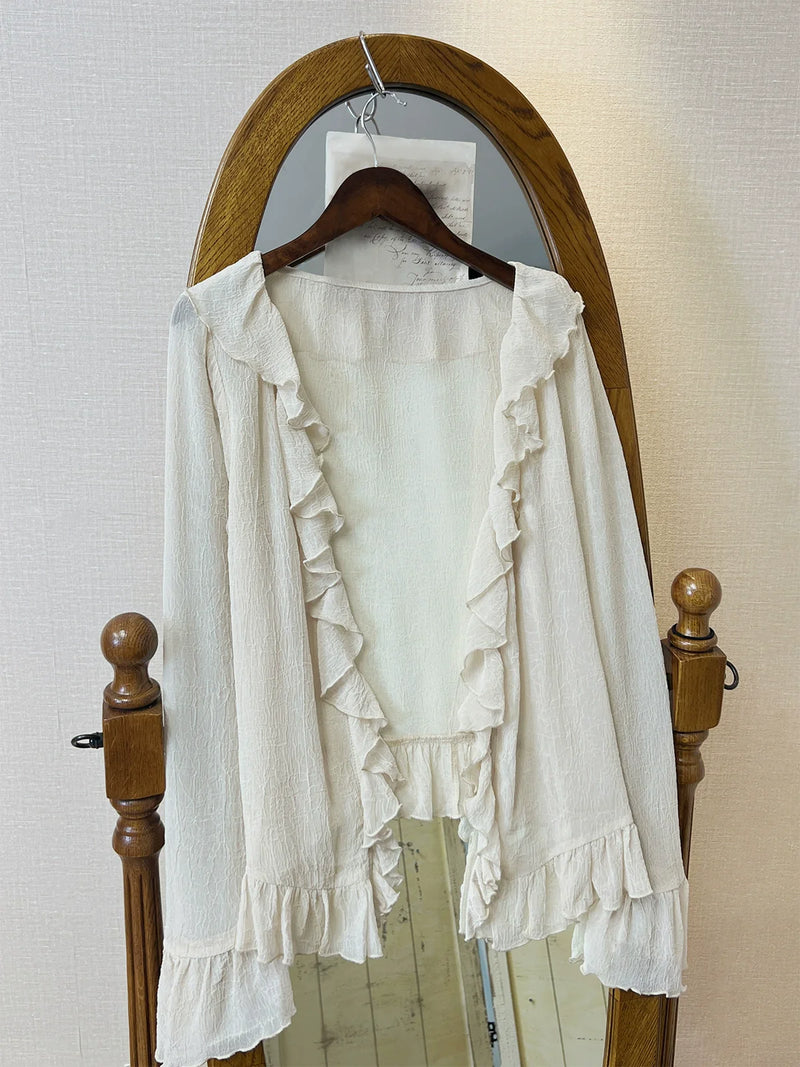 [pre-order] Light Rose Skirt + Cardigan