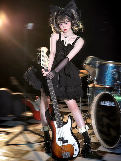 Contract Cross Gothic Short Sweet Dress