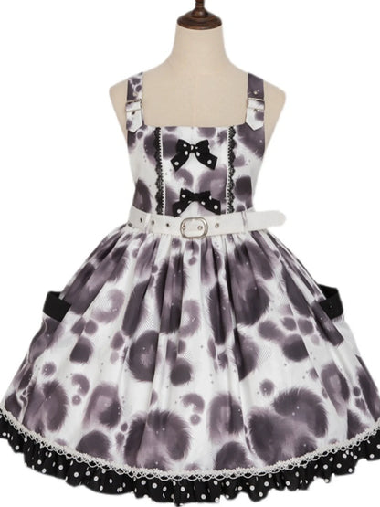 Leopard Dot Voluminous Lolita Dress